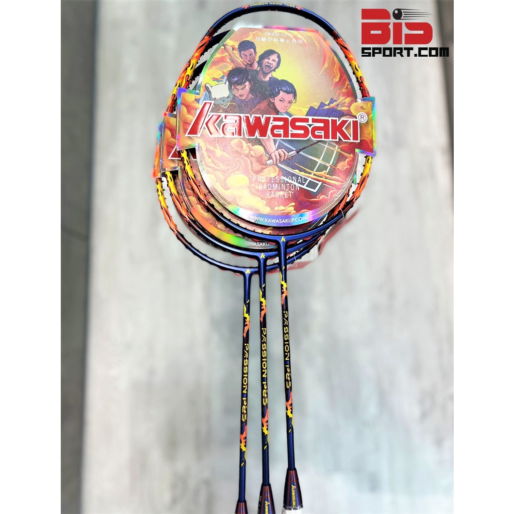 Vợt Cầu Lông Kawasaki Passion P23 Xanh Chính Hãng - Loại 4U - Phiên Bản Tấn Công