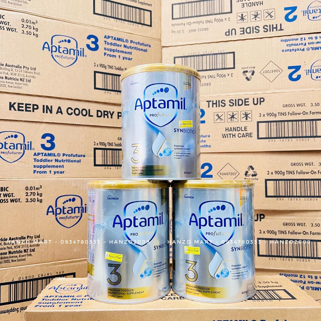 Sữa Aptamil Profutura Úc 900g đủ số
