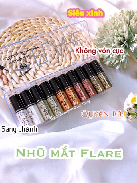 { Lung linh} 🌸NHŨ mắt Kim tuyến FLARE siêu xinh