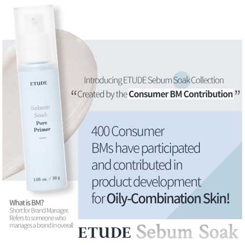 [ETUDE] Sebum Soak Pore Primer 30ml