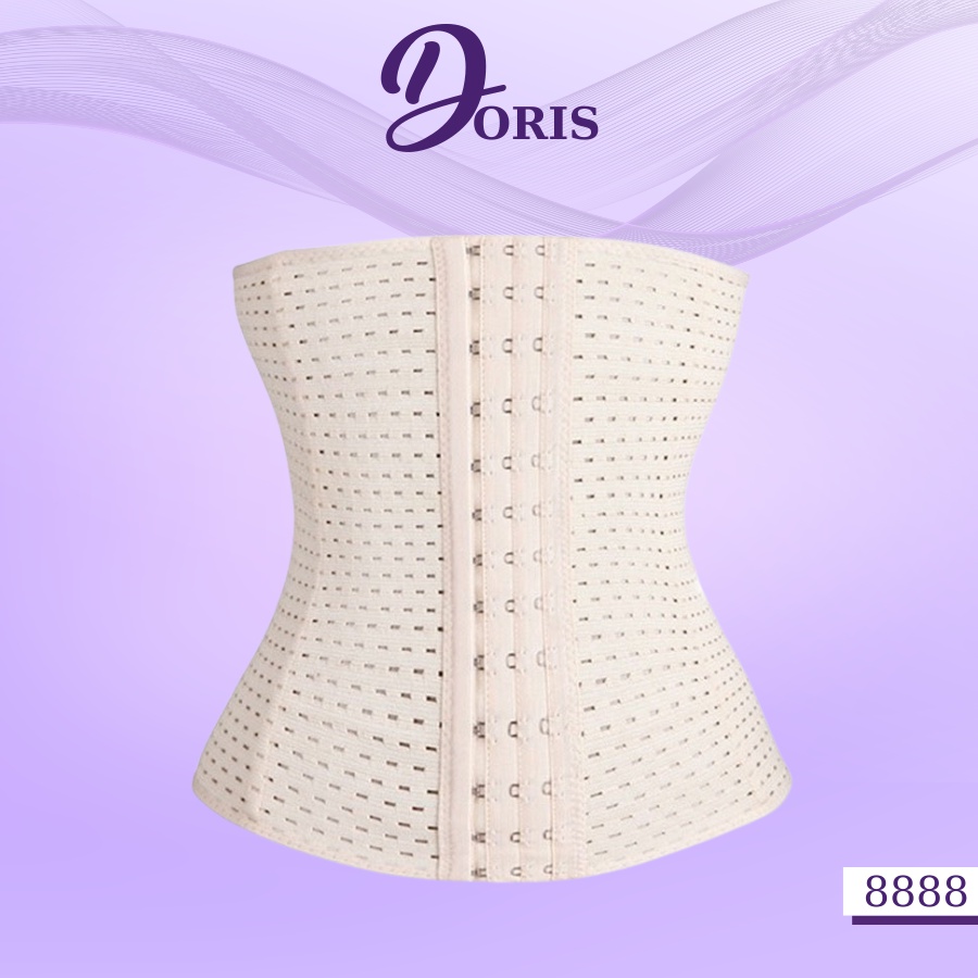 Đai nịt bụng thông hơi thoáng khí giảm mỡ cấp tốc định hình eo thon DORIS 8888