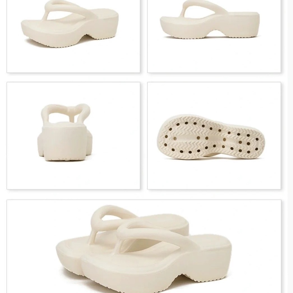 Sandal Đế Dày Mũi Vuông Thiết Kế Mới Thời Trang Dành Cho Nữ