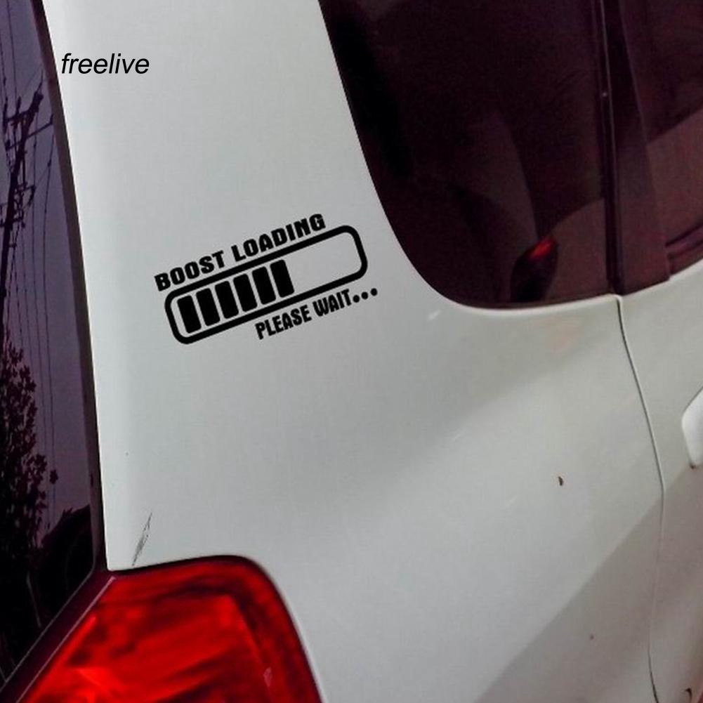 Sticker hình chữ dán trang trí cốp sau xe hơi/xe tải