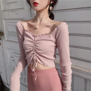 Áo rút dây trễ vai