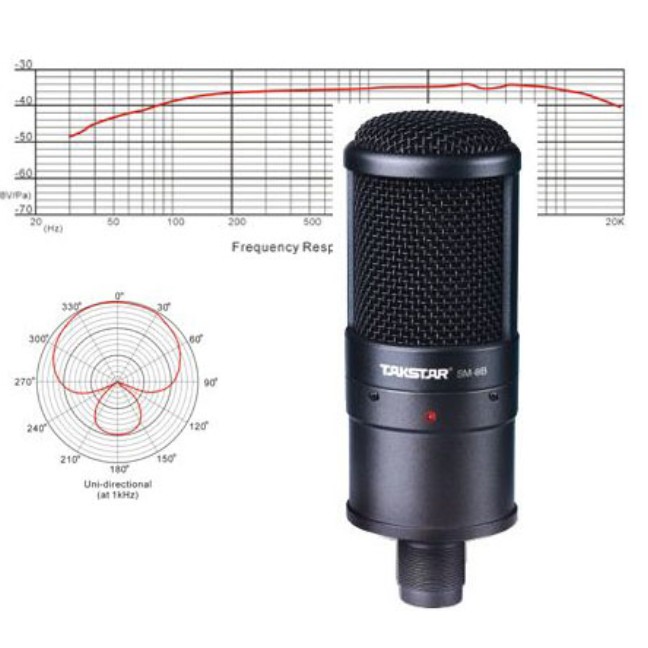 Micro Thu Âm, Karaoke livestream Takstar SM-8B