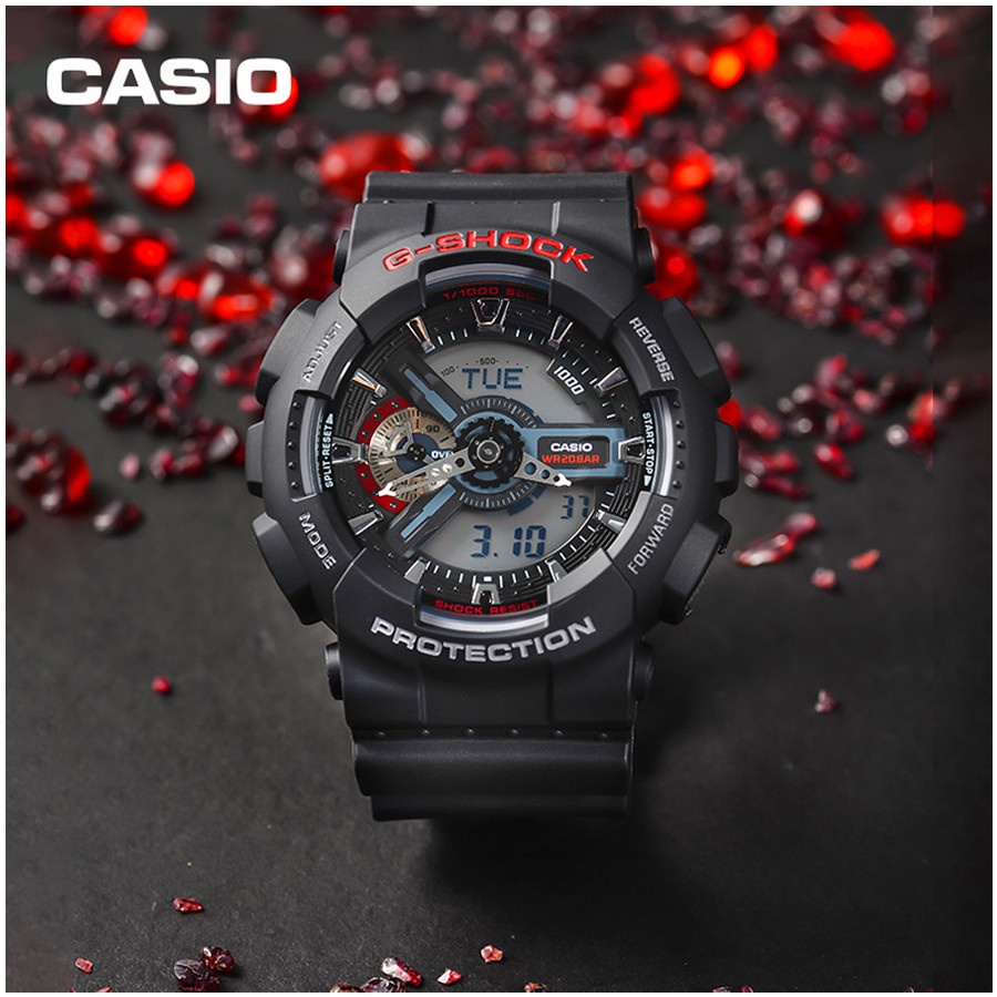 Đồng Hồ Casio Nam Dây Nhựa Chính Hãng GSHOCK GA-110-1ADR