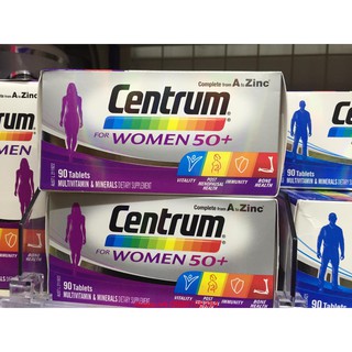 Vitamin dành cho nữ giới trên 50 tuổi Centrum women 50+