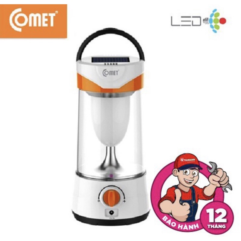 Đèn sạc led Comet siêu sáng,bền,đẹp,có tấm pin năng lượng mặt trời
