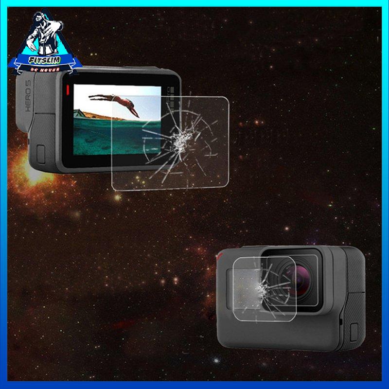 [Fitslim] Tempered Film For Gopro Hero 7 6 5 Protector Tempered Screen For Go Pro
