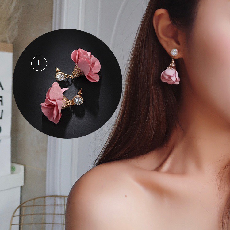 Bộ sưu tập bông tai nữ hot trend thời trang Hàn cực xinh HT184