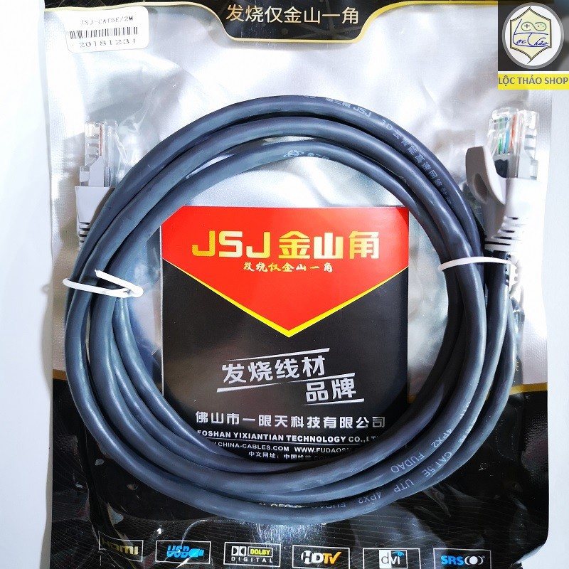 Cáp mạng LAN RJ45 chuẩn Cat5e JSJ cao cấp