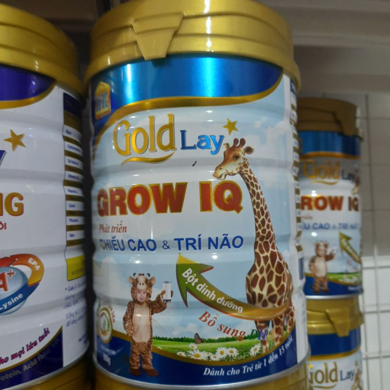  sữa goldlay grow phát triển chiều cao lon 900g