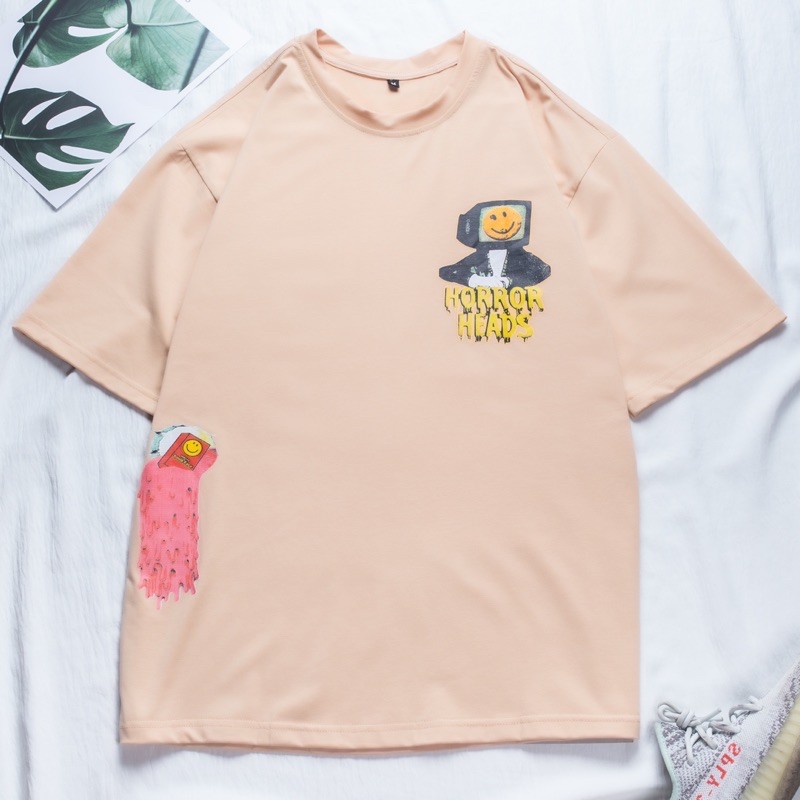 Áo thun tay lỡ unisex HOMIES in hình HORROR