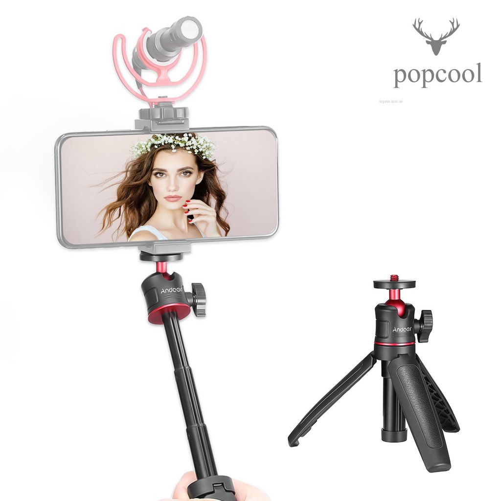 Giá Đỡ Ba Chân Andoer MT-08 Mini Để Bàn Có Đầu Bóng Vít 1 / 4 Inch | BigBuy360 - bigbuy360.vn