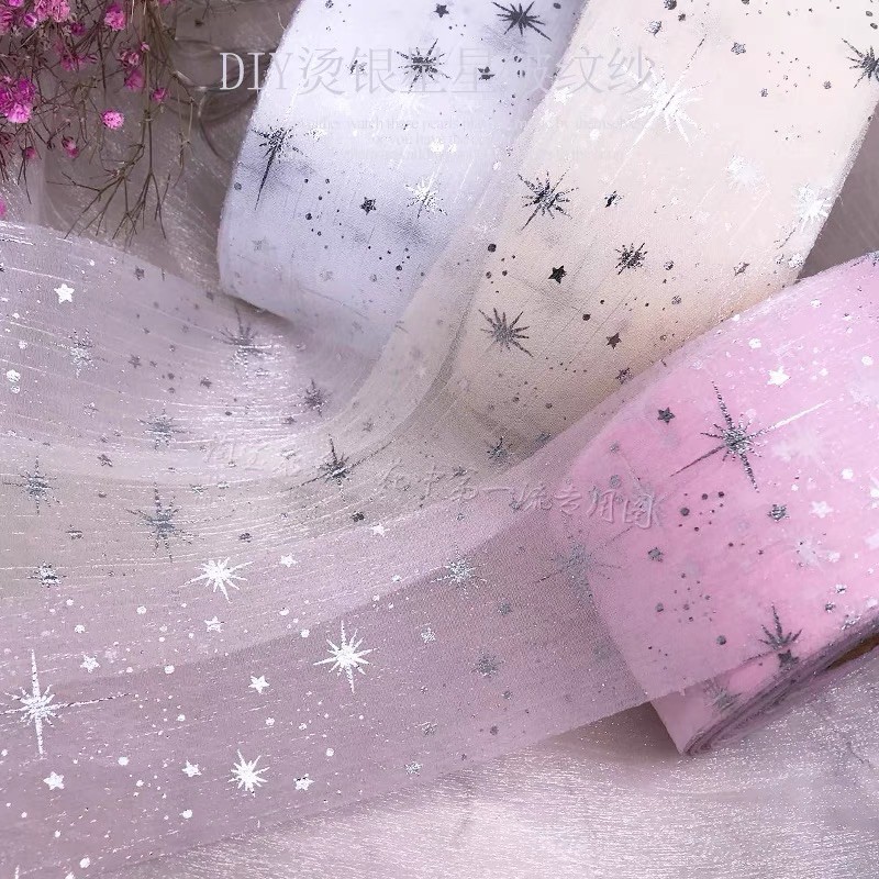 3m ruy băng voan sọc điểm sao