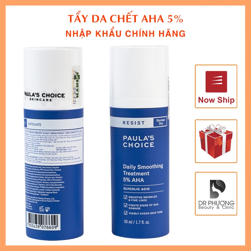 AHA 5% PAULA CHOICE Tẩy da chết