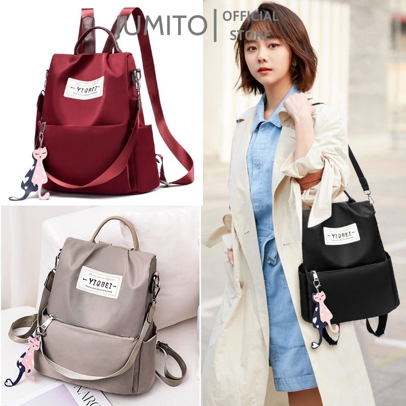Balo nam nữ đeo vai đi học đi chơi YIO.BEI chống thấm siêu xinh JUMITO SL984