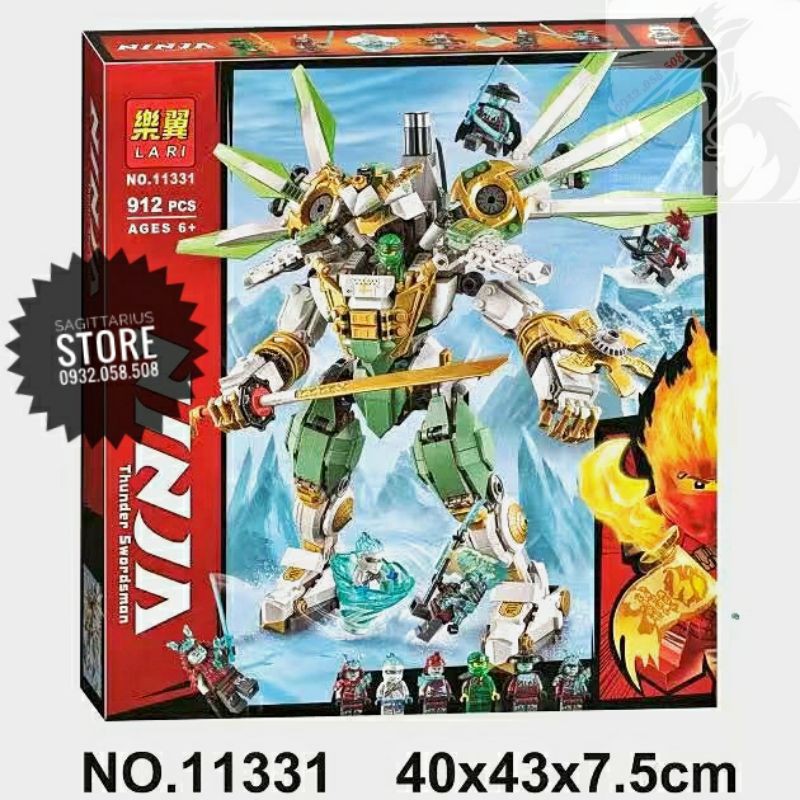 LEGO Lari 11331 Lắp Ráp Robot Merch Samurai Của Lloyd