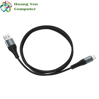 [1M] Cáp Sạc TYPE C Hoco X38 Dài 1M Dây Dù Cho Android - BH 3 Tháng 1 đổi 1 (MÀU SẮC NGẪU NHIÊN) - Hoàng Yến Computer