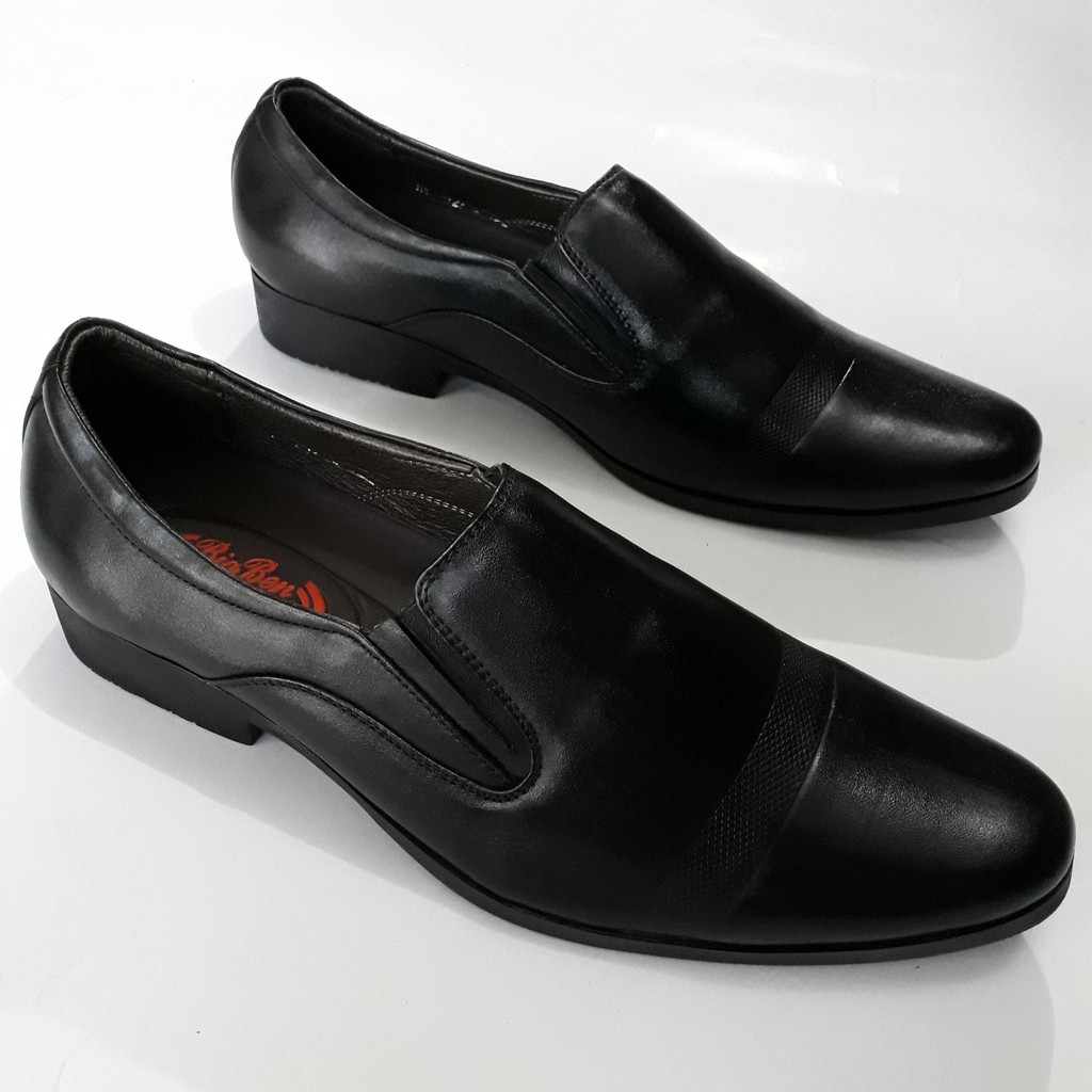 Giày Công Sở Nam Da Bò Thật Khâu Đế Cao Cấp HKT Shop GT421