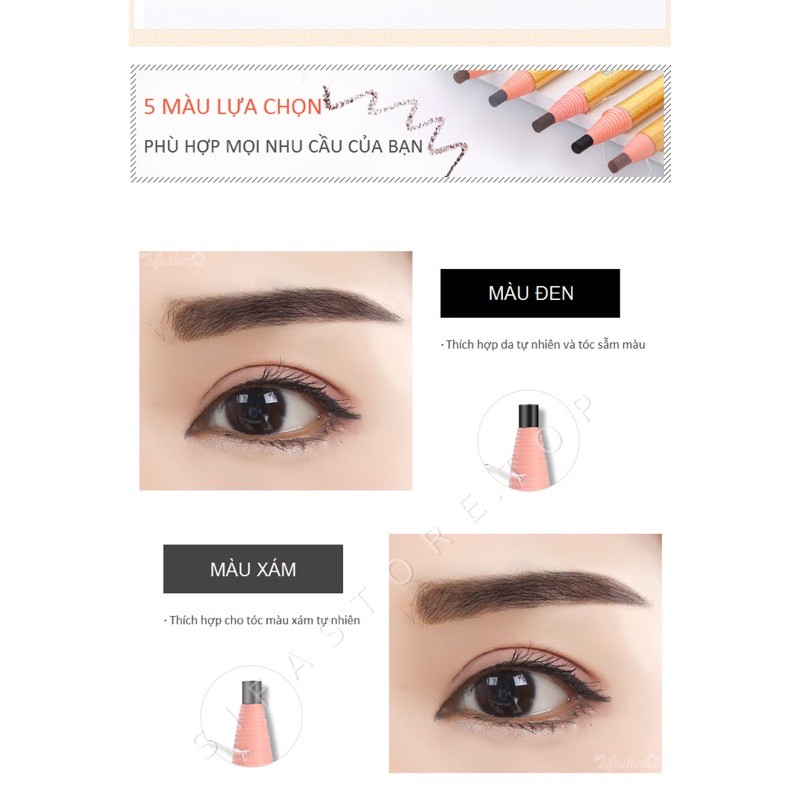 Chì xé kẻ chân mày Mengsiman siêu đẹp( vàng) | BigBuy360 - bigbuy360.vn