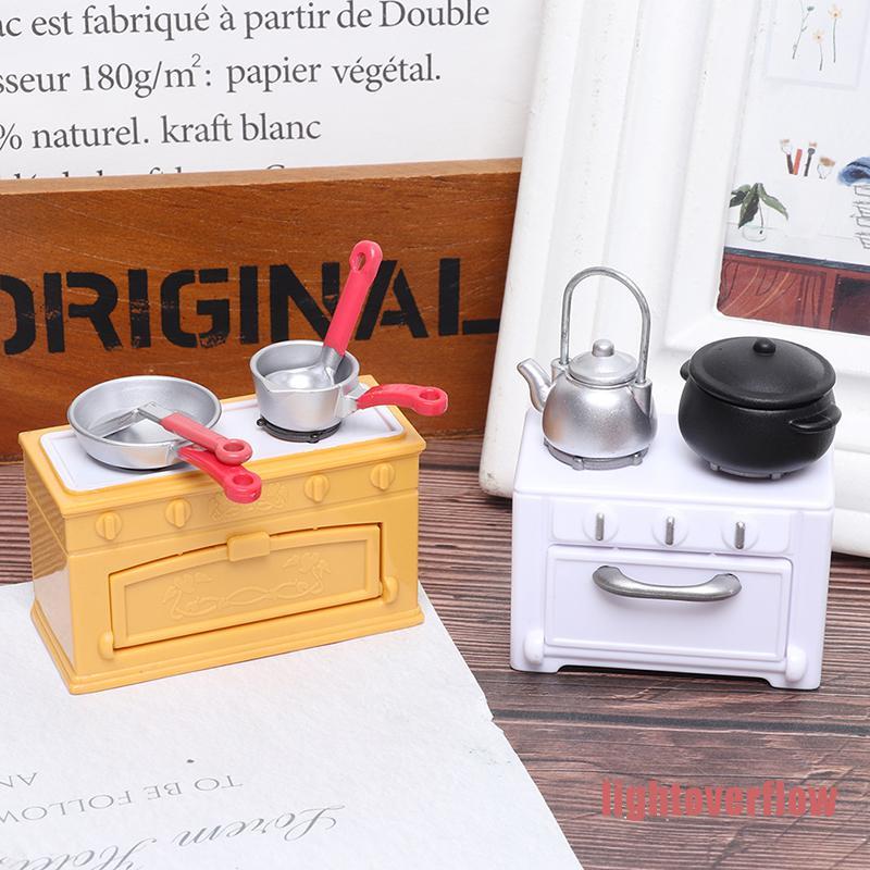 Bộ Dụng Cụ Nấu Ăn Cho Nhà Búp Bê Tỉ Lệ 1: 12