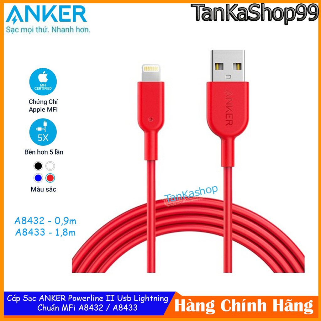 CÁP ANKER PowerLine+2