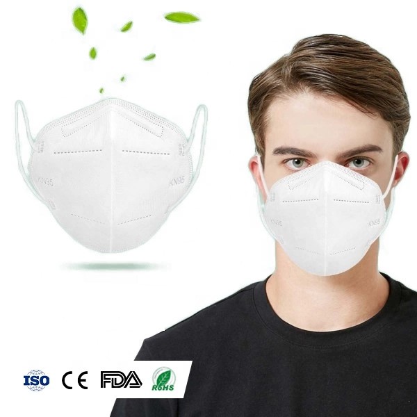 Khẩu trang N95 Pro Mask, màu trắng, mềm mại, kháng khuẩn, chống bụi siêu mịn PM2.5 ; tặng móc treo khóa mica