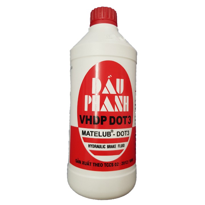 Dầu phanh, dầu thắng xe ô tô cao cấp APP DOT3 lon 1 lít