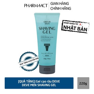 Gel cạo râu DEVE MEN Nhật Bản (Tuýp 220g)