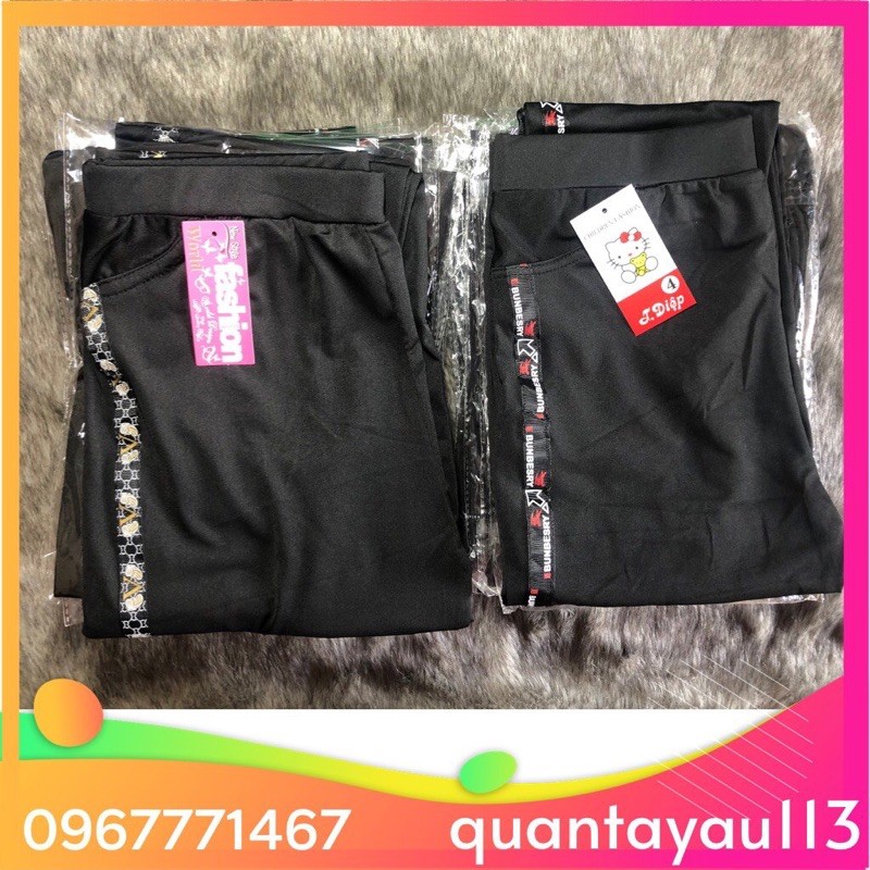 Quần legging Nữ chất cotton co dãn 4 chiều, thiết kế Dài từ 40 đến 70kg