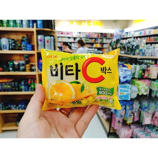 COMBO 10 GÓI KẸO NGẬM BỔ SUNG VITAMIN C LOTTE - KẸO DINH DƯỠNG - KẸO NHẬP KHẨU