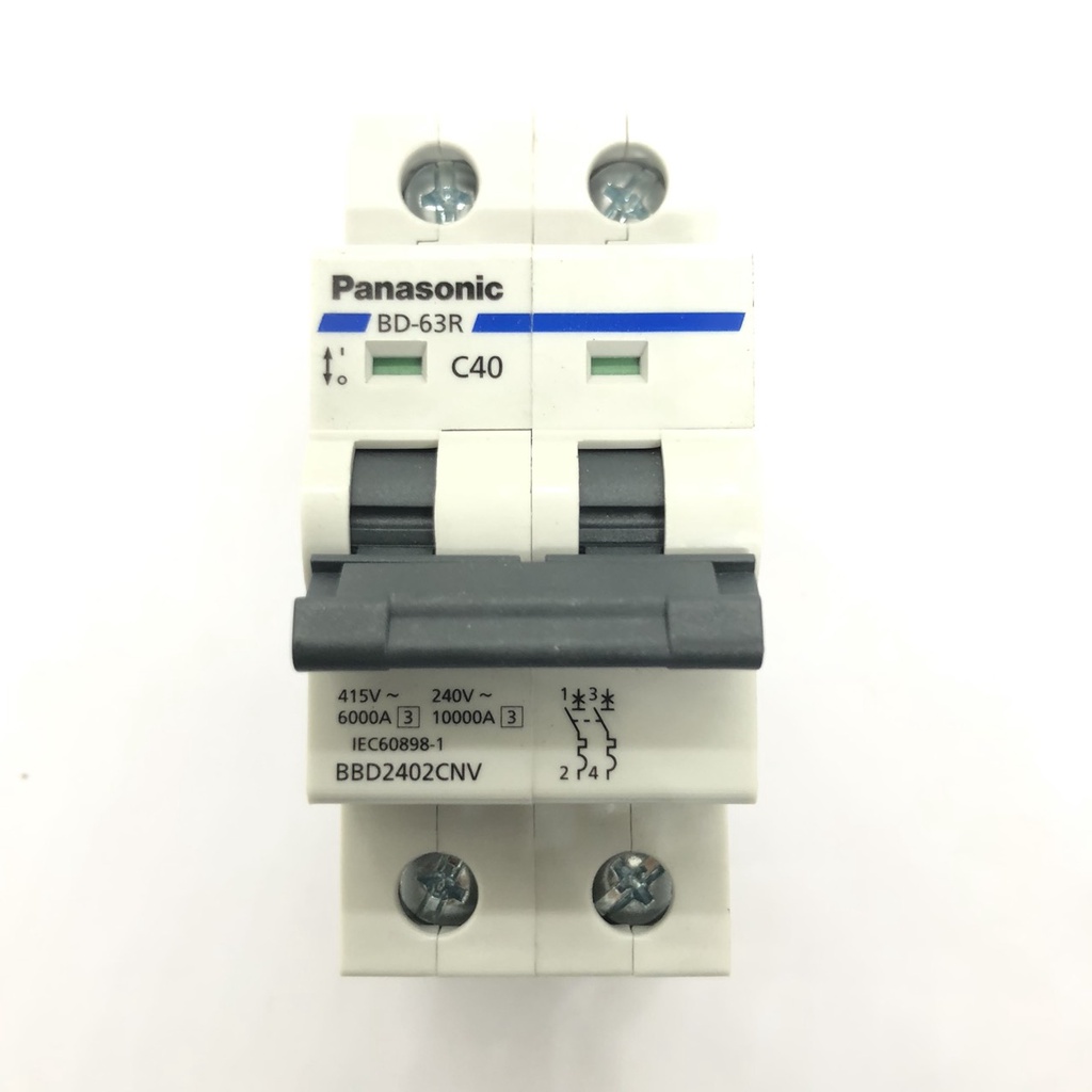 Cầu dao tự động, MCB 2P 20A / 25A / 32A / 40A / 50A / 63A Panasonic - Điện Việt