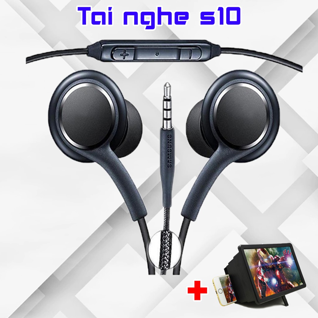 Tai nghe | COMBO TAI NGHE S10 CAO CẤP + KÍNH PHÓNG ĐẠI 3D RÕ NÉT | Xem phim và nghe nhạc cực đã