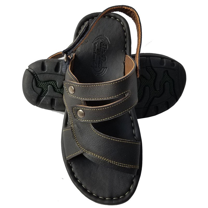 Giày sandal nam BIGBEN da bò thật SD11