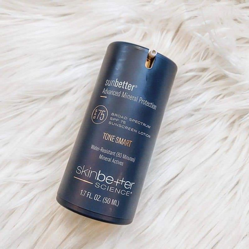 Kem Chống Nắng Không Chứa Dầu Skinbetter Science Sunbetter Advanced Mineral Protection Tone Smart Spf 75 Lotion 50ml