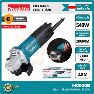 Máy mài Makia M0900B (100MM - 540W); Công tắc trượt | Máy mài cầm tay Makita chính hãng