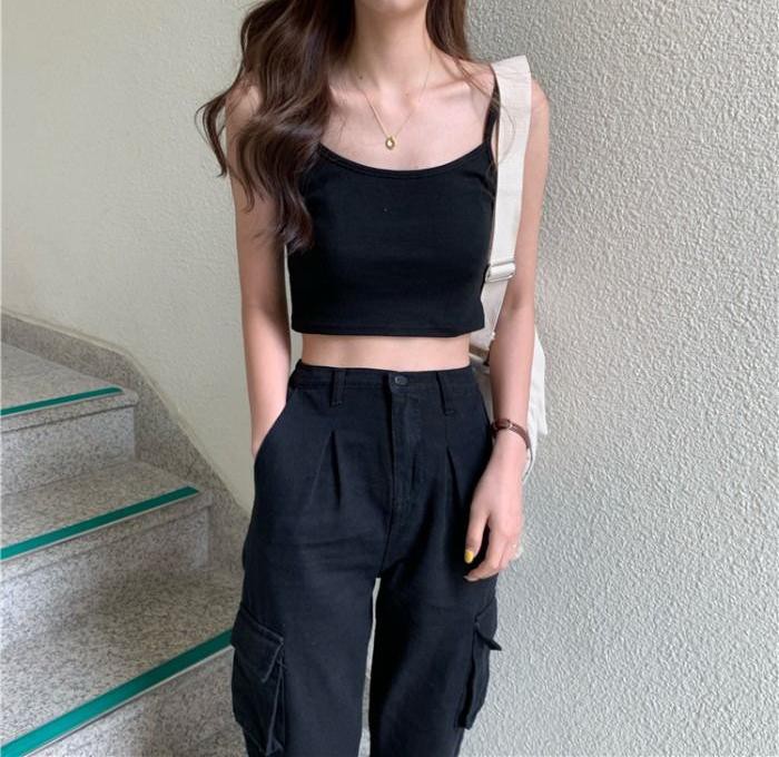 Áo Lửng Hai Dây Quyến Rũ Dành Cho Nữ