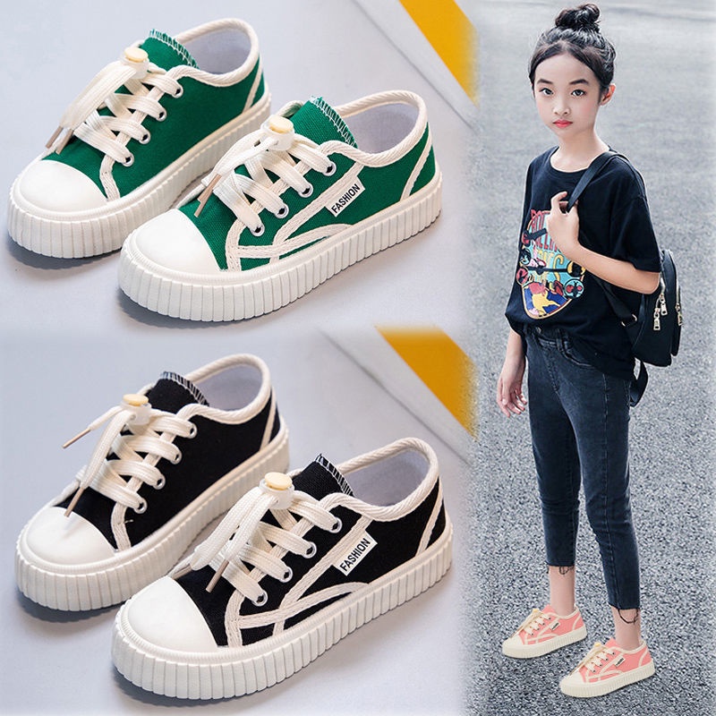 Giày Thể Thao Trượt Ván Vải canvas Thời Trang Xuân Thu 2022 Mới Cho Bé Gái