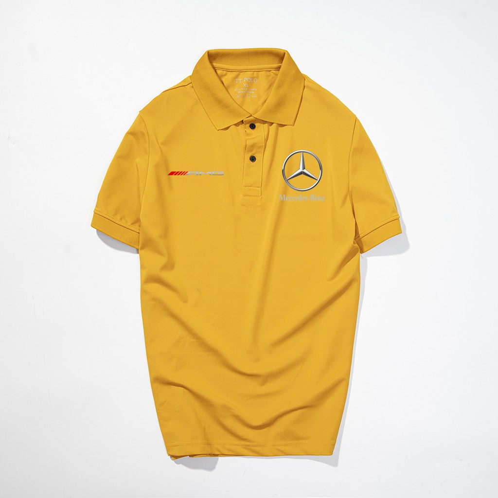 Áo thun Polo Mercedes Cao Cấp - Polo Merc có cổ Logo Hãng Xe Ô tô nhiều màu sang trọng, lịch lãm, đẳng cấp,SOHA CLOTHING