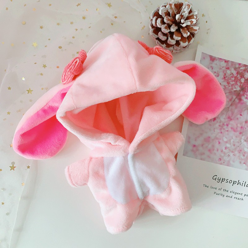 Bộ liền thân thú cho bé doll 20cm