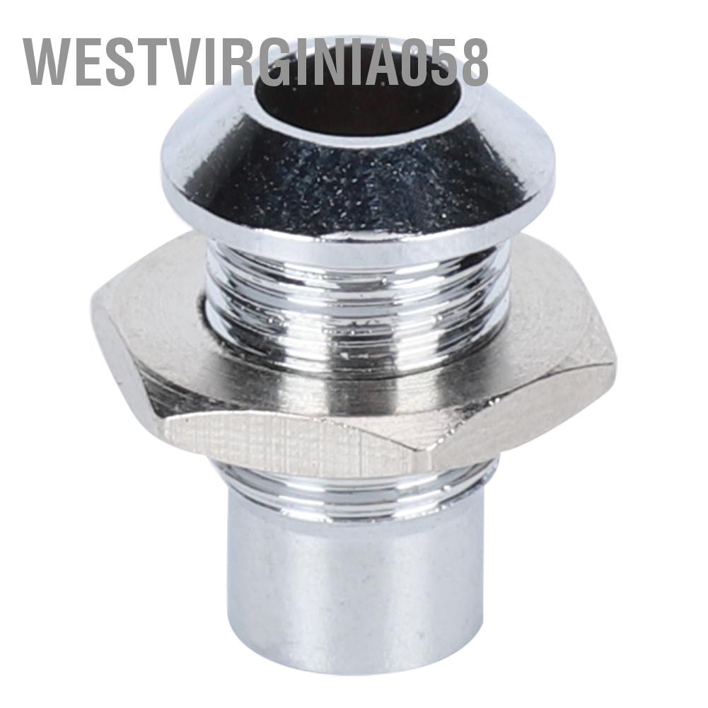 Westvirginia058 10 cái đế gắn đèn LED kim loại đồng lồi cho diode phát sáng 5mm / 0 2in