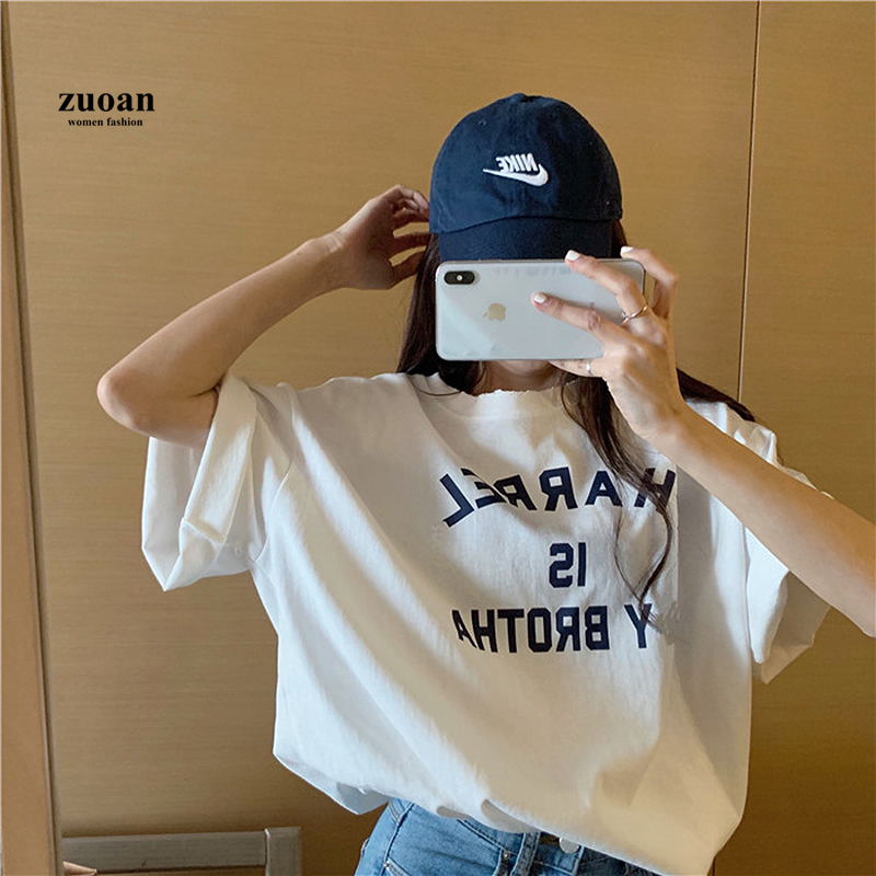 SUXI Áo Thun Tay Ngắn Dáng Rộng Xinh Xắn Dành Cho Nữ