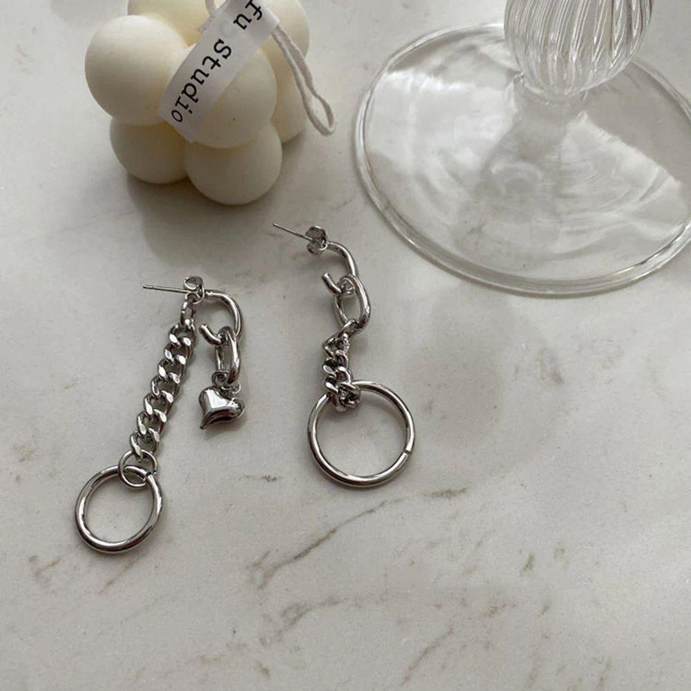 Bông Tai Hình Trái Tim Đơn Giản Thời Trang Dành Cho Nữ