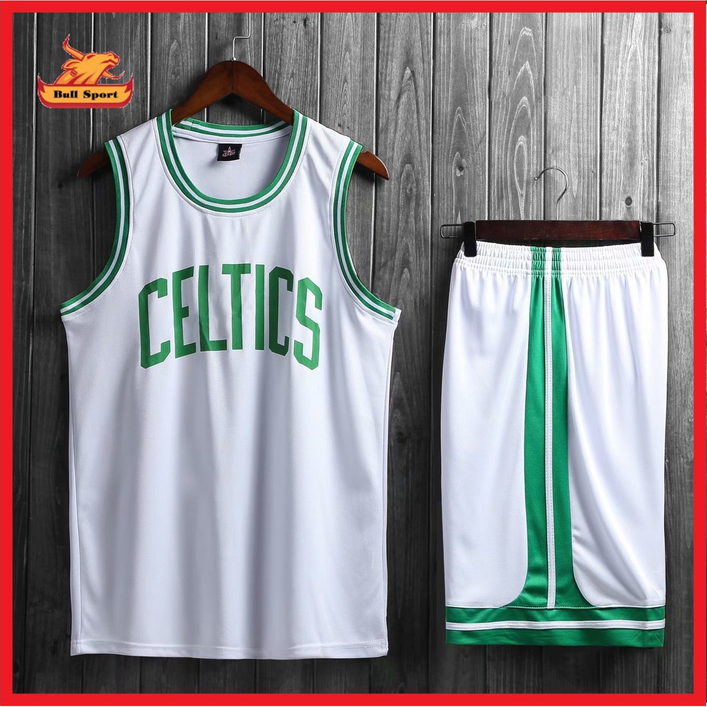 Áo bóng rổ Celtic, bộ quần áo bóng rổ nam nữ celtic Zata - ABRCLT01