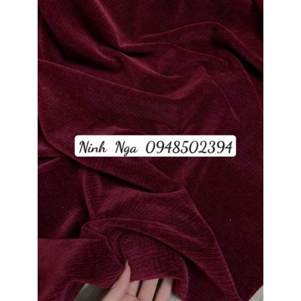 Vải dạ nhung cao cấp 2 mặt full màu