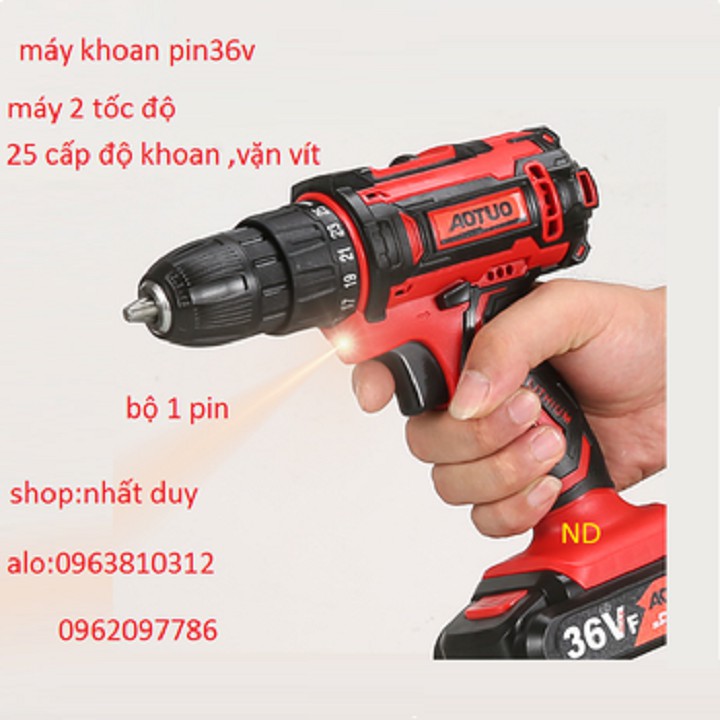 máy khoan vặn vít pin