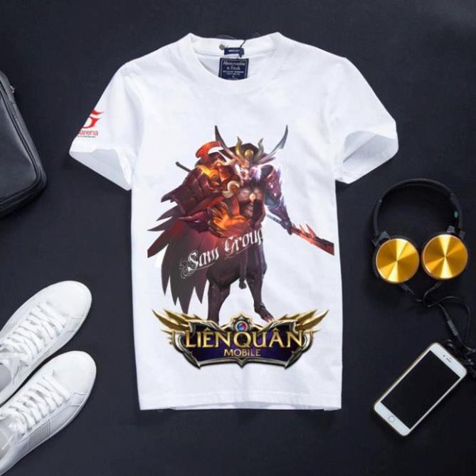 Áo thun cổ tròn Liên Quân Mobile In hình Ryoma Nguyệt Tộc Siêu Ngầu