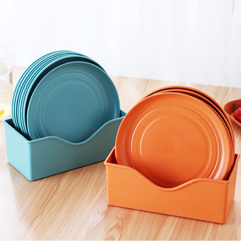 Set 8 Đĩa Rơm Lúa Mạch Đựng Trái Cây Bánh Kẹo