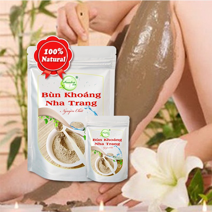Bùn Khoáng Nha Trang 1KG tái tạo da mang đến làn da trắng hồng tự nhiên - Henashop